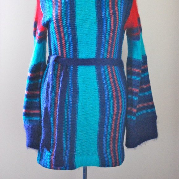 Colourful striped cowl neck tunic - Picture 3 of 6